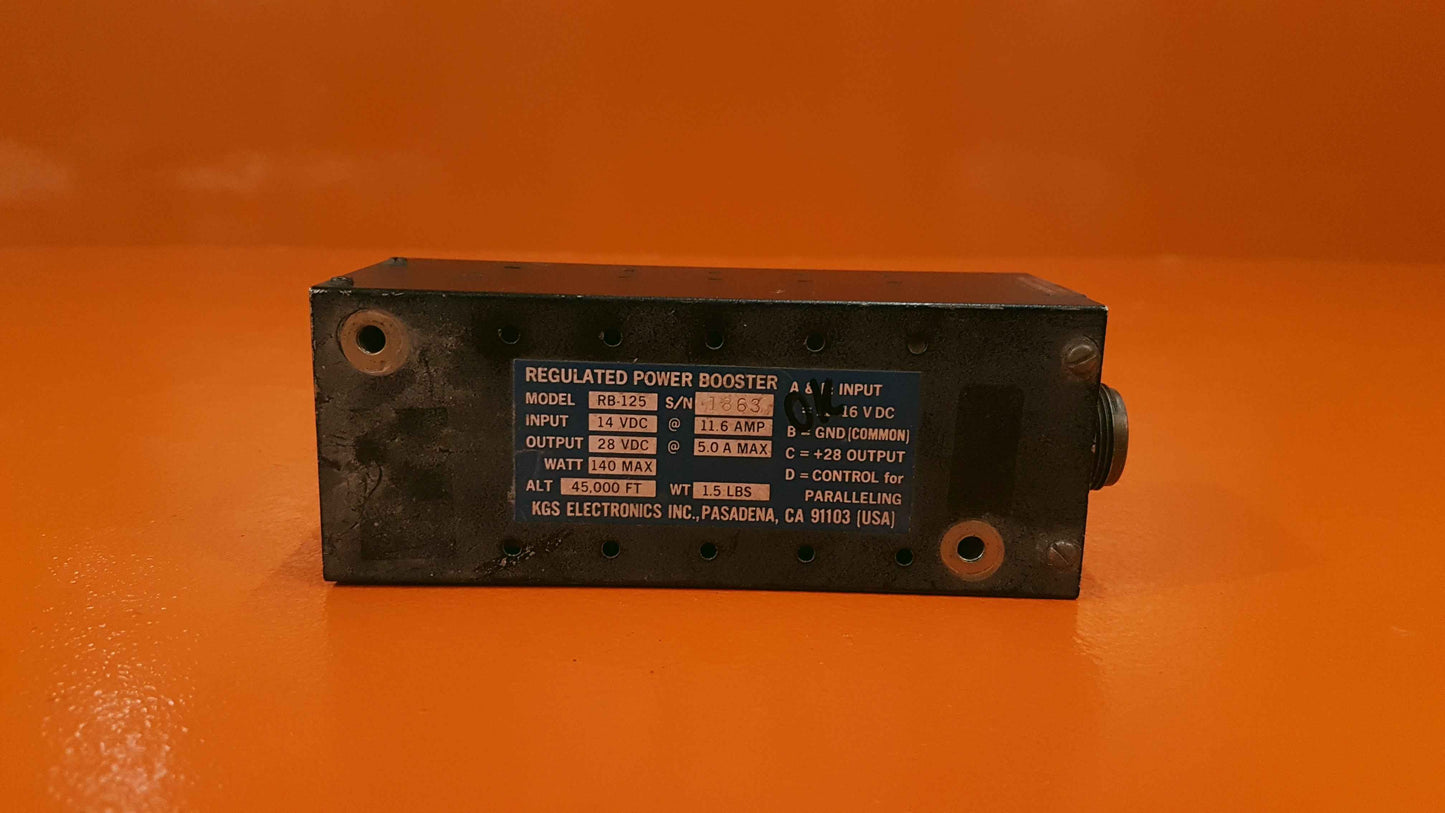 RB-125 KGS Regulated DC to DC Power Booster