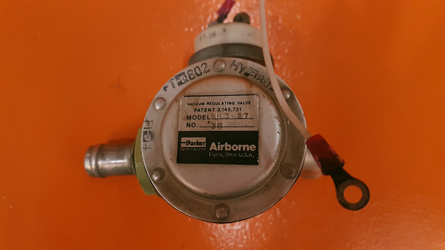 2H3-27 Airborne Vacuum Regulating Valve