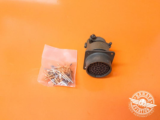 Conector con pin dorado N.° de pieza MS3120F20-41S