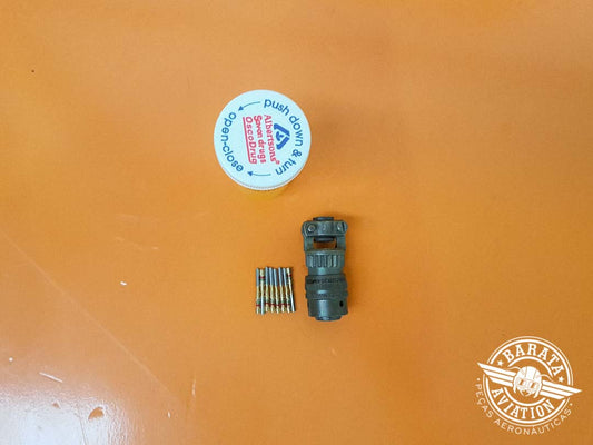 Conector con pin dorado N.° de pieza MS3126F10-6SW