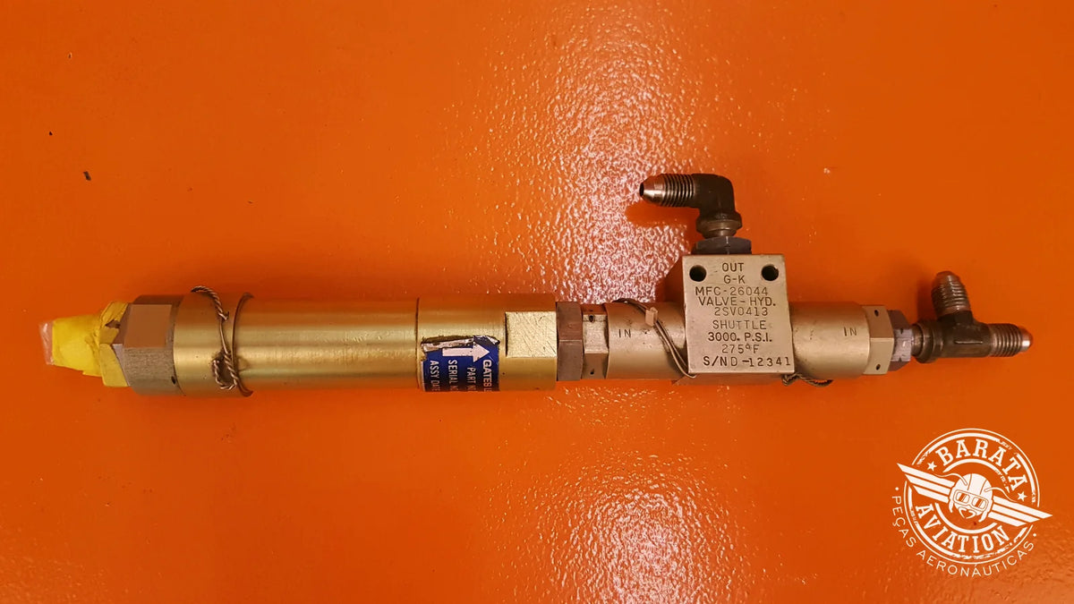 2380114-1 Gates Learjet & Valve Assy - Hydraulic Shuttle