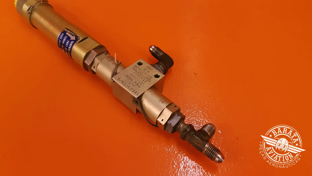 2380114-1 Gates Learjet & Valve Assy - Hydraulic Shuttle