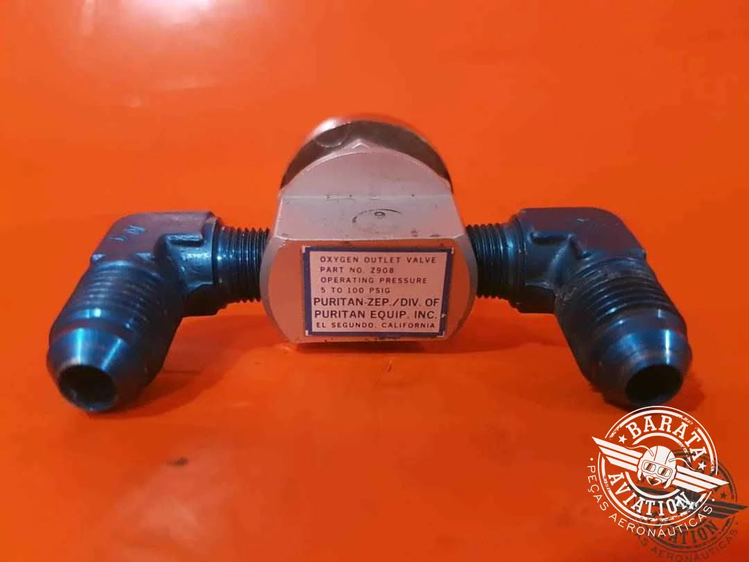 Z908 Oxygen Outlet Valve) - 5 TO 100 PSIG