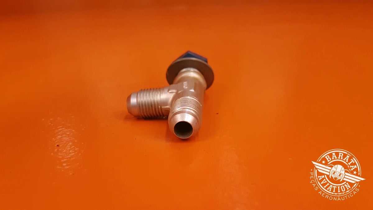 MS24390D6 Pilatus Al Flared Bulkhead Tube Tee