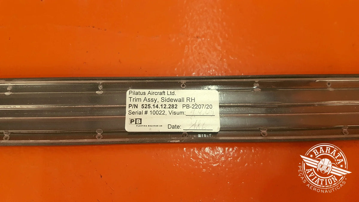 525.14.12.282 Pilatus RH Sidewall Trim Assy