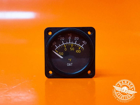Medidor de temperatura del aire exterior (OAT) de 24 V, número de pieza 500-23